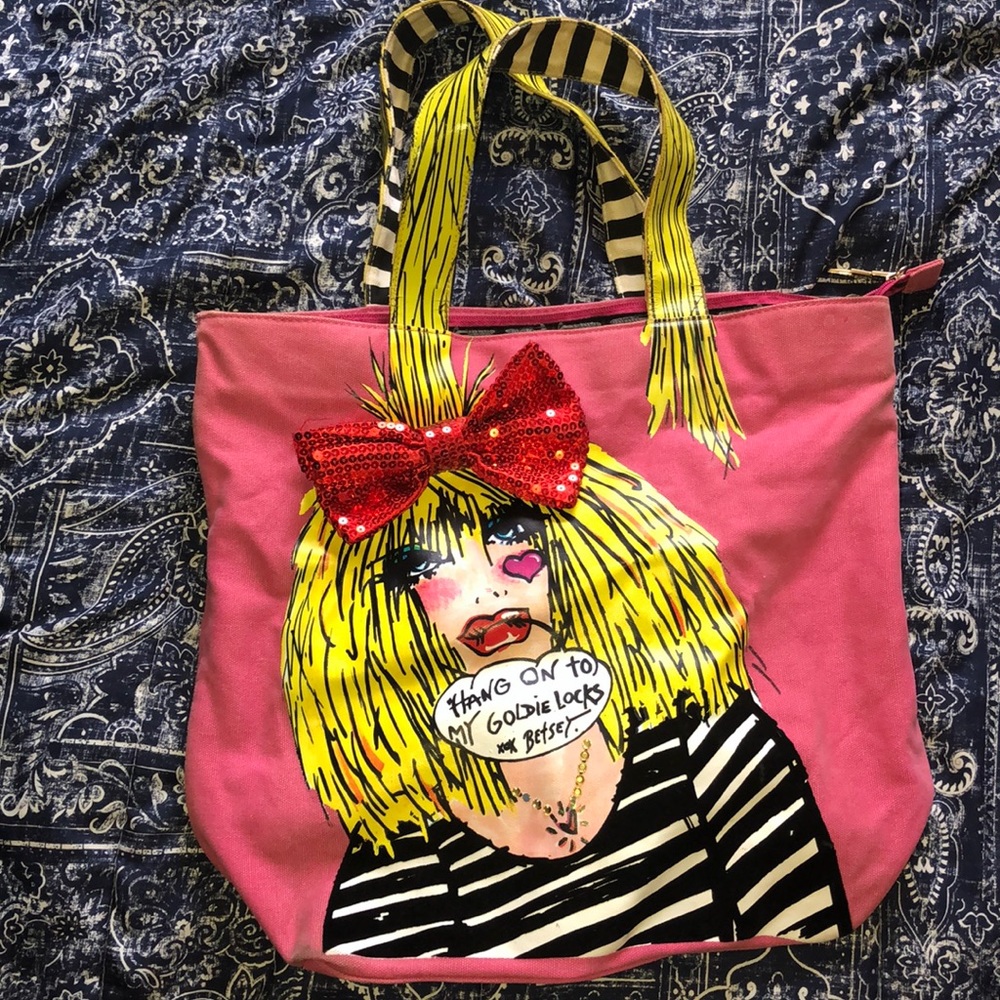 Betsey Johnson Bag “Hang on to my Goldie Locks”